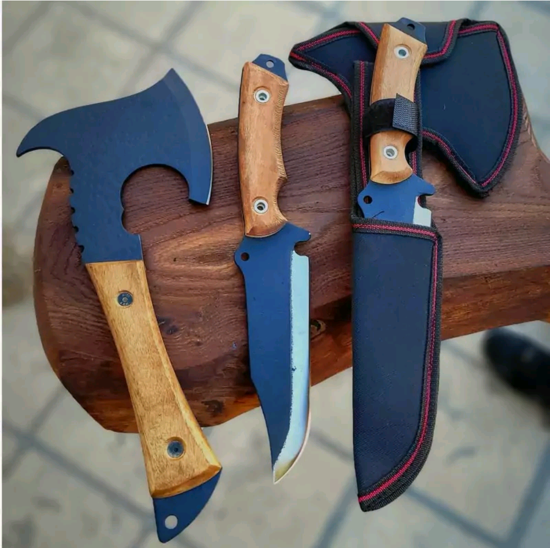 ست چاقو و تبر طبیعتگردی