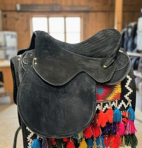 زین اسب و سوارکاری طرح استرالیایی چرم طبیعی(اشبالت)